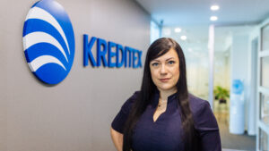 Kreditex Ühisraha pakub investoritele garanteeritud tootlust väikelaenude puhul 12% aastas. Fotol ettevõtte juht Jekaterina Rozenštrauch.